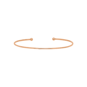 Bracelet Jonc massif Or rose 18K