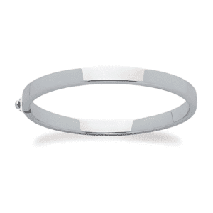 Bracelet jonc Or blanc 18K Caplain St André