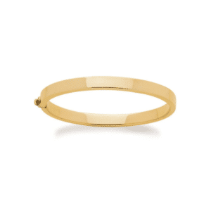 Bracelet jonc Or jaune 18K Caplain St André fil plat