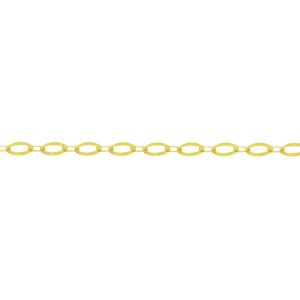 Collier Or jaune 18K mailles ovales