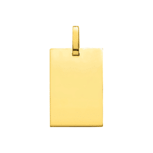 Pendentif Or jaune 18K plaque GI