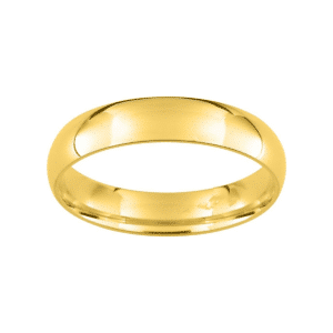 Alliance Homme Or jaune 18K jonc parisien