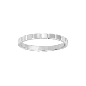 Alliance Or blanc 18K cubes