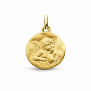 Médaille en Or jaune 18K Augis, Ange de Raphaël
