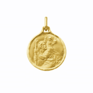 Médaille en Or jaune 18K Augis, Saint Christophe