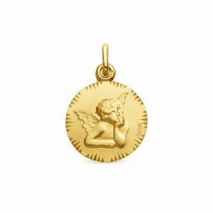 Médaille en Or jaune 18K Augis, Ange de Raphaël