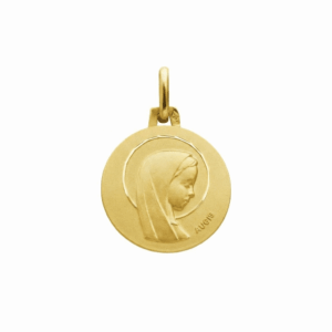 Médaille en Or jaune 18K Augis, Vierge auréolée