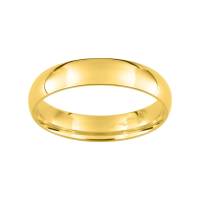 Alliance Homme Or jaune 18K jonc parisien
