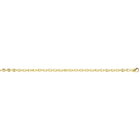 Bracelet souple Or jaune 18K grain de café