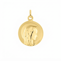Médaille en Or jaune 18K Augis, appelée Vierge Stella Maris