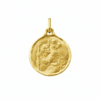 Médaille en Or jaune 18K Augis, Saint Christophe