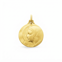 Médaille en Or jaune 18K appelée Sainte mère de Dieu