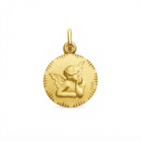 Médaille en Or jaune 18K Augis, Ange de Raphaël