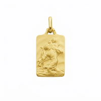 Médaille en Or jaune 18K Augis, Saint Christophe